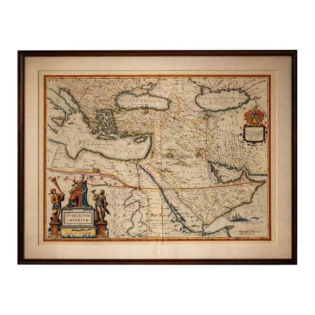 Ottoman Empire Map from Blaeu, 1642 For Sale - Image 14 of 14