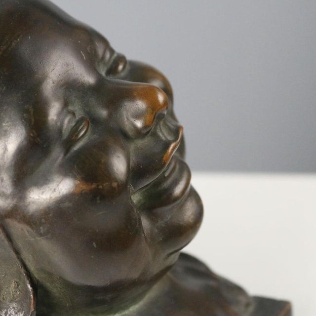 Laughing Child in Bronze For Sale - Image 4 of 7