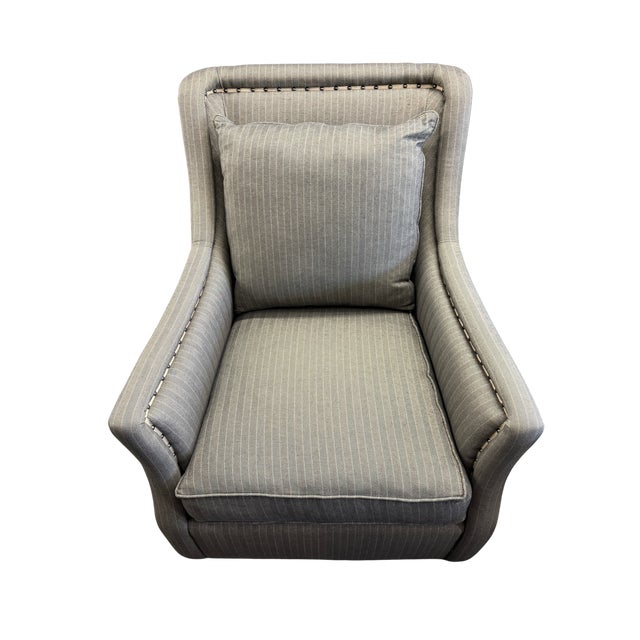 C R Laine Marcoux Swivel Chair - A Pair For Sale In Indianapolis - Image 6 of 10