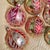 Glass Vintage Glass Christmas Tree Ornaments Made in Romania - Set of 8 in Original Box For Sale - Image 7 of 12