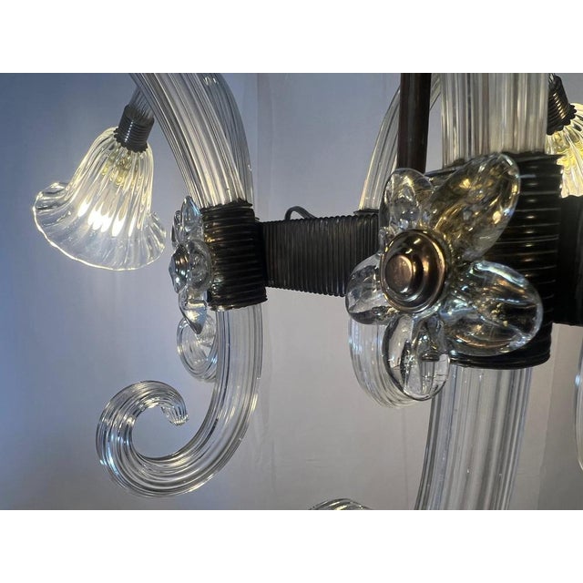 Murano Glass Chandelier from Ercole Barovier, 1940s For Sale - Image 10 of 18