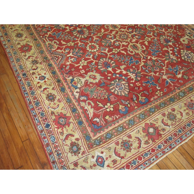 Early 20th Century Zabihi Collection Antique Persian Mahal Rug For Sale - Image 5 of 6