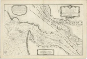 Map of Gironde, 1770s