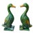Vintage Majolica Ducks, Pair For Sale
