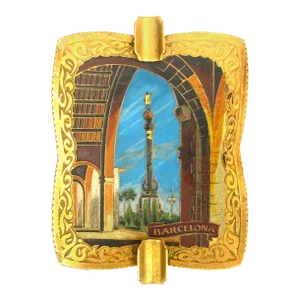 Midcentury Barcelona Souvenir Ashtray