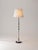 Alte floor lamp in solid brass, bronze and fabric by studio marine breynaert. Dimensions: ø 49 × h 155.5 cm. Materials:...