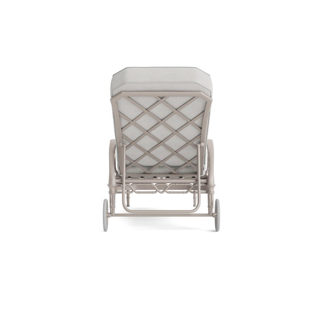 Brown Jordan Brown Jordan Calcutta Adjustable Chaise Lounge, Dove frame with Fusion Dove fabric For Sale - Image 4 of 11