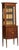 19th Century France Edwardian Brown Wood Display Cabinet For Sale