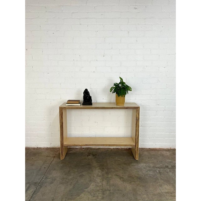 Two Tier Console in Exposed Maple For Sale - Image 4 of 13