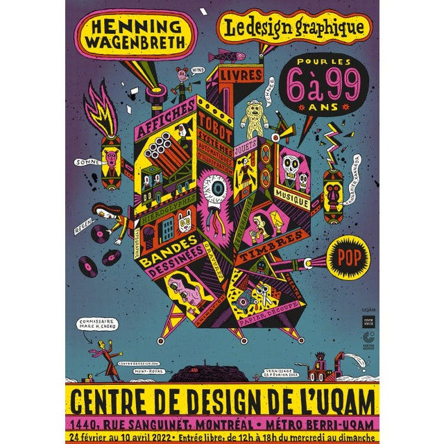 Date: 2022 Size: 66 x 47 inches Artist: Henning Wegenbreth About the Artist: Henning Wagenbreth is a German illustrator...