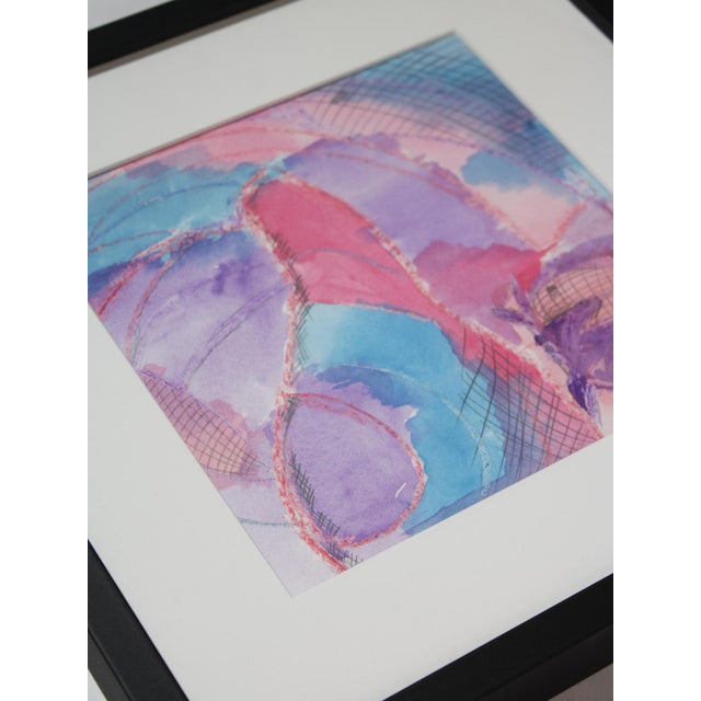 32x32cm, Watercolour, Pastel, Pencil