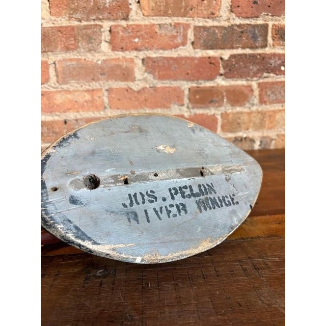Early 20th C. River Rouge MI Working Canvasback Drake Decoy - Joseph Pelon For Sale - Image 10 of 14