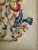 Textile Vintage Framed Crewel Floral Embroidery Blue - A Pair For Sale - Image 7 of 9