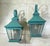 Pair of Vintage Solid Brass Outdoor Lanterns – Arts & Crafts Mission Style For Sale - Image 10 of 13