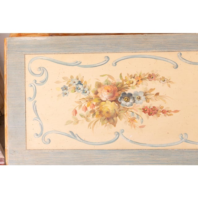 Painted Italian Secretary Bookcase For Sale - Image 10 of 10