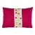 Schumacher Schumacher Ashoka 16" Lumbar Pillow in Magenta & Leaf For Sale - Image 4 of 4