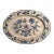 Vintage Blue Danube Blue Onion 14" Oval Serving Platter Tray For Sale