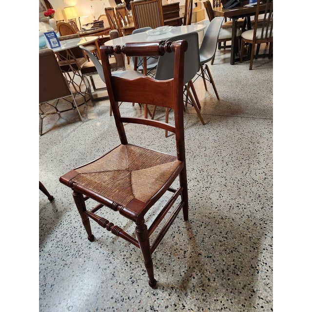 Late 20th Century Willett Wildwood Cherry Wood Dining Set For Sale - Image 9 of 15