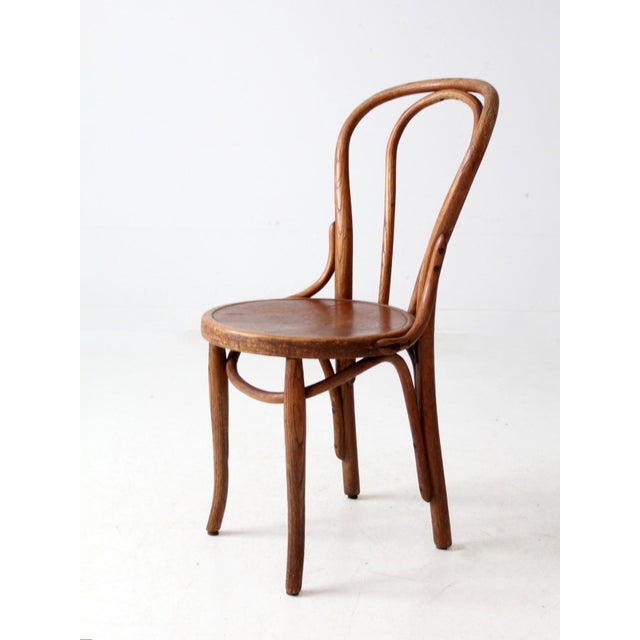 Late 19th Century Antique Herhold Chair Co Bentwood Cafe Chair For Sale - Image 5 of 15