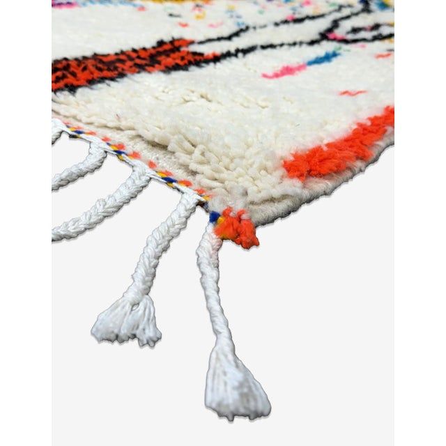 Textile Modern Playful Azilal Wool Rug - 8.3 X 5.2 Ft For Sale - Image 7 of 7