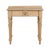 19th Century 19th Century English Bleached Oak Side Table with Carved Shield Motif For Sale - Image 5 of 12
