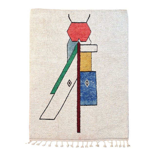 Minimalist Pattern Modern Colorful Rug For Sale