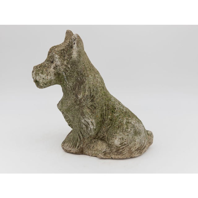 Sculpture Materials Composite Stone Scottie or Westie Dog, English Mid 20th C. For Sale - Image 7 of 10