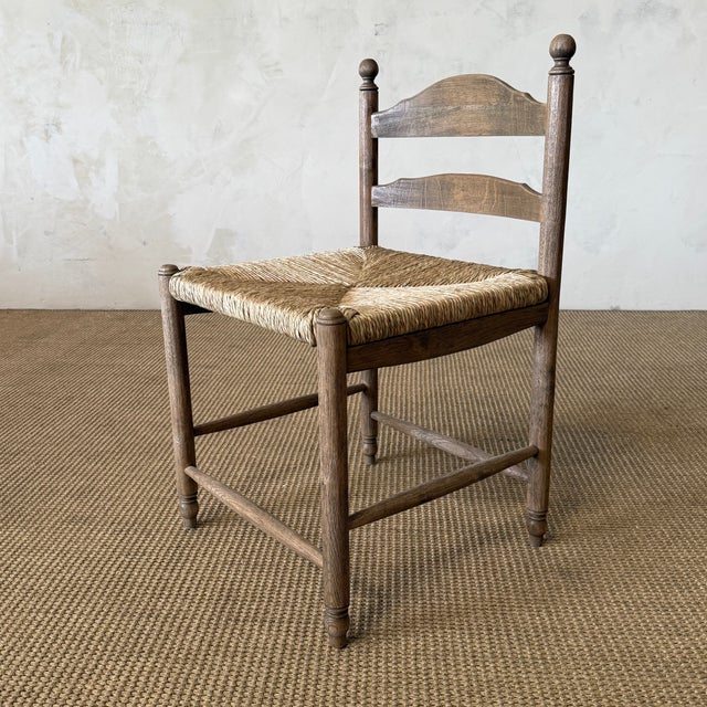2020s Kalmar White Oak Montana Brown Entry Chair For Sale - Image 5 of 12