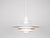 Vintage Danish Sofie Pendant Lamp by Kurt Wiborg for Jeka, 1980s For Sale - Image 3 of 10