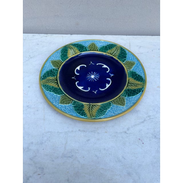 19th Century English Majolica Cauliflower Plate Wedgwood