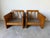 1970s Mid-Century Modern Milo Baughman - Style Architectural Cube Lounge Chairs – Pair For Sale - Image 11 of 17