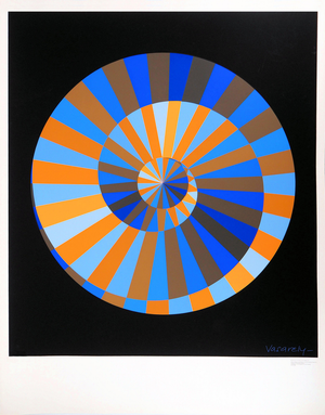 Victor Vasarely, Olympia, 1971, Silkscreen