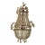 Vintage Maison Bagues Style Petite French Chandelier For Sale