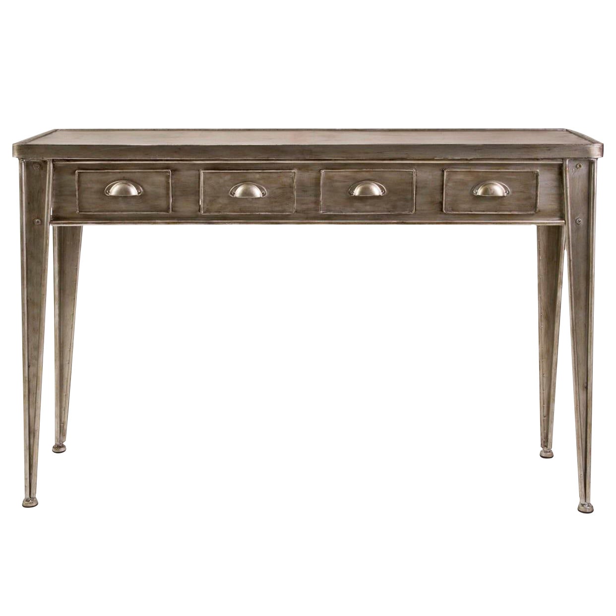 Industrial Metal Console Table Chairish