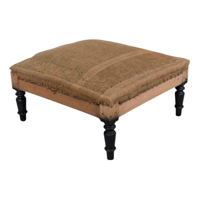 19th Century French Stool, Ready to Upholster For Sale
