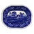 Antique English Copeland Spode's Tower Blue and White Platter For Sale