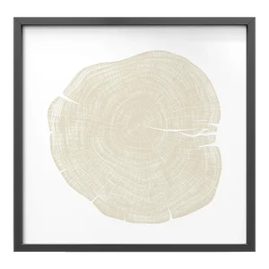 Stump 1 - Variation 4 by Trinette + Chris Print with Black Frame - 24 X 24