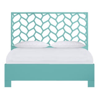 Silas Standard Bed King - Turquoise For Sale