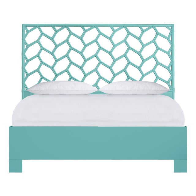 Silas Standard Bed King - Turquoise For Sale