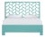 Silas Standard Bed King - Turquoise For Sale