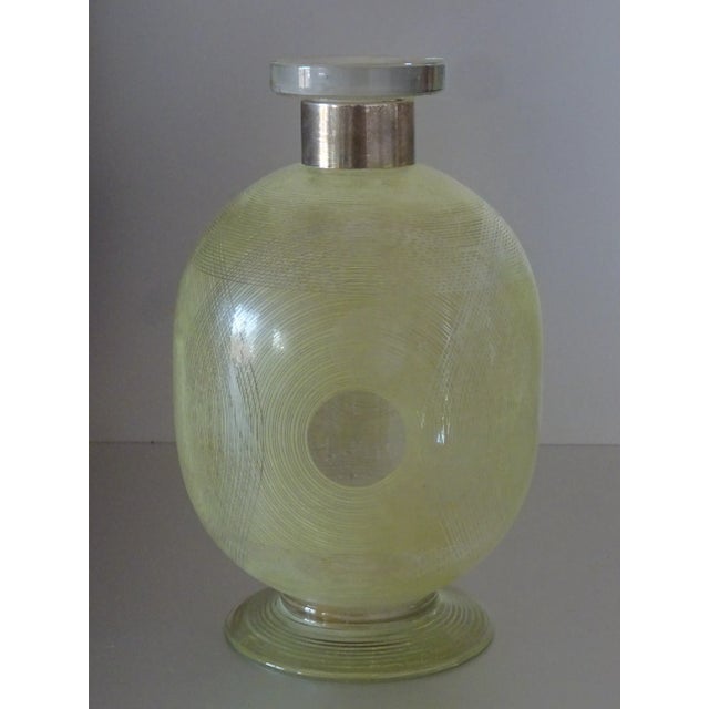 Goldenrod Art Deco Bottle by Jewelers Roca, 1935 For Sale - Image 8 of 16