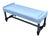 1970s Jacobean Revival Barley Twist Velvet Upholstered Bench For Sale - Image 11 of 11