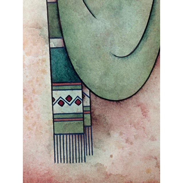 Postmodern 1980s Print - La Bordadora by G. E. Mullen For Sale - Image 3 of 10