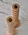 Wood "Albert" Hand Turned Maple Candle Holders by Lostine, Set of 2 For Sale - Image 7 of 10