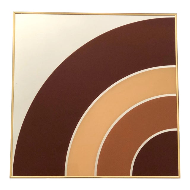 Vintage Mid-Century Modern Wall Mirror For Sale