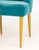 Early 21st Century Brabbu Blue Velvet Upholstered Side Chair For Sale - Image 5 of 9