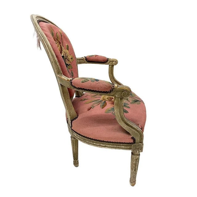 French Louis XVI Childrens Chair, 18th Century For Sale - Image 5 of 11