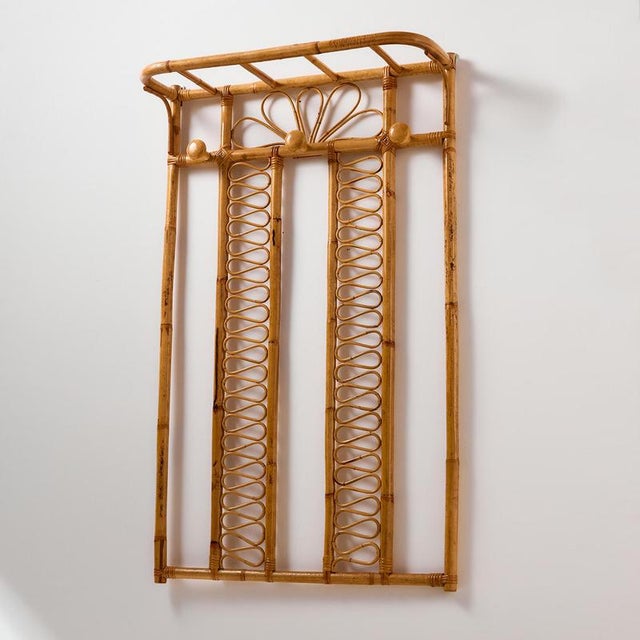 Wall Rack in Bamboo and Rattan For Sale - Image 11 of 11