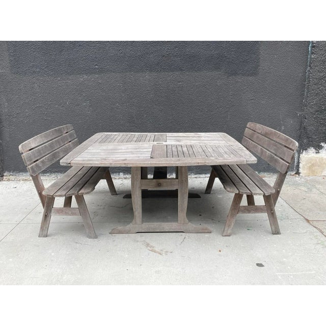 Vintage Patio Table & Benches by JensenJarrah, Made in Australia Chairish