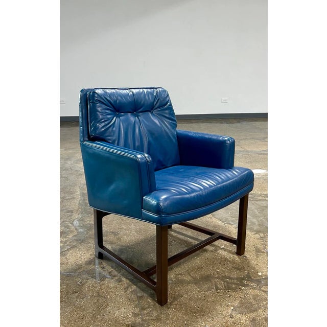 Mid-Century Modern Edward Wormley Dunbar Pull-Up Lounge Chairs For Sale - Image 3 of 5